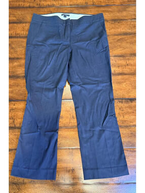 J Crew Campbell  Career Crop Pants - Black Stretch, Size 8
